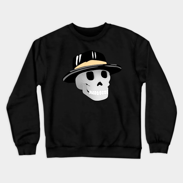 Solid skull Crewneck Sweatshirt by Rasheba